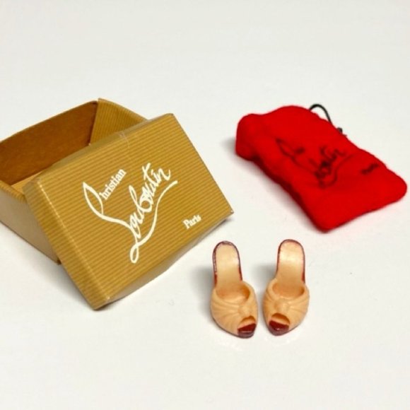 Christian Louboutin Other - Authentic Christian Louboutin Miniature Shoes (Barbie) with Box and Dustbag.